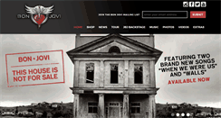Desktop Screenshot of bonjovi.com
