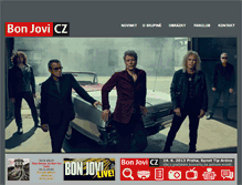 Tablet Screenshot of bonjovi.cz